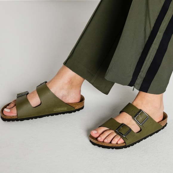 Birkenstock Shoes - Birkenstock🔴Arizona VEGAN  olive Size 40